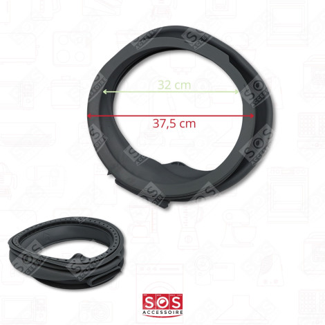 BULLAUGENDICHTUNG (TÜRMANSCHETTE) WASCHMASCHINE - 1327756233, 1327756282