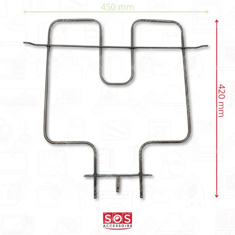 HEIZELEMENT OBERHITZE BACKOFEN, KÜCHENHERD - 481225998472