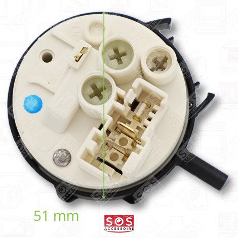 DRUCKSCHALTER WASCHMASCHINE - 481227128554, 00627655