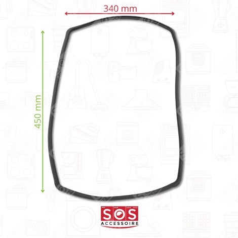 TÜRDICHTUNG BACKOFEN, KÜCHENHERD - 00754066, 00613275