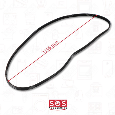 ANTRIEBSRIEMEN 1196J5 WASCHMASCHINE - 55X8338, 5PJ1196EL