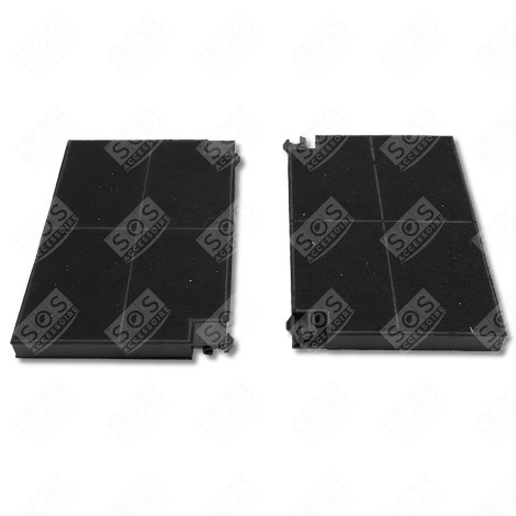 2ER SET KOHLEFILTER ROBLIN 5403002 23CM X 15CM DUNSTABZUGSHAUBE - 5403002, EFF55