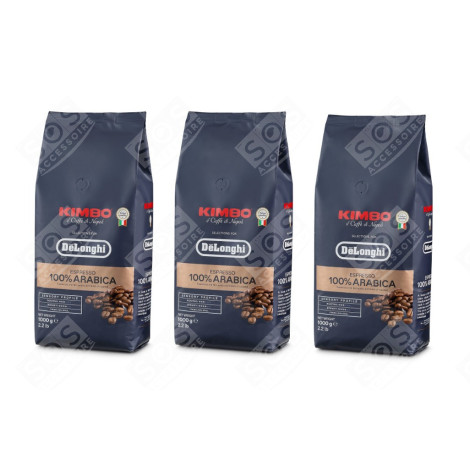LOT DE 3 PAQUET DE CAFÉ EN GRAINS KIMBO ARABICA 1KG KAFFEEMASCHINE, ESPRESSOMASCHINE - 5513215211, 5513282391