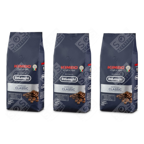 LOT DE 3 PAQUETS DE CAFÉ EN GRAINS KIMBO 1KG KAFFEEMASCHINE, ESPRESSOMASCHINE - 5513282371, 5513215201