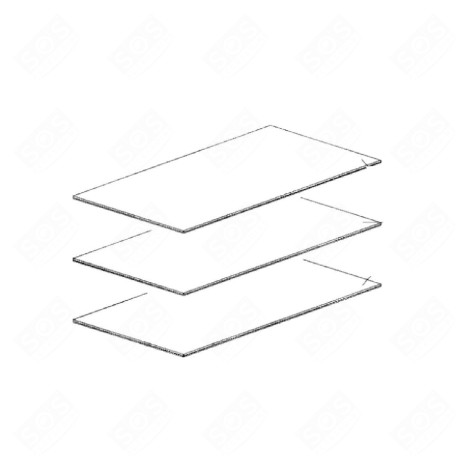 GLASABLAGE KÜHLSCHRANK, GEFRIERSCHRANK - 482000019085