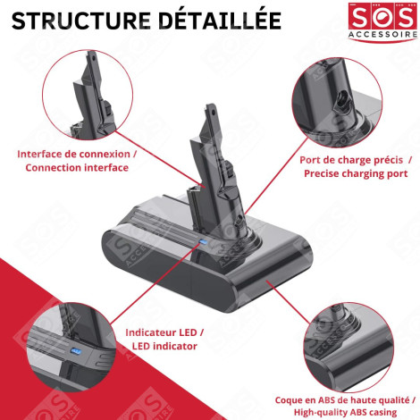 BATTERIE V7 SV11 4000MAH STAUBSAUGER - 968670-02