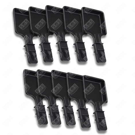 SET VON 10 RACLETTE-PFÄNNCHEN RACLETTE, TISCHGRILL, WOK - AS306001