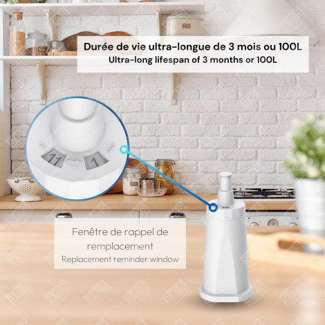 SATZ VON 8 SCHWEIZ-WASSERFILTERN SAGE, CLAROSWISS BES008 KAFFEEMASCHINE, ESPRESSOMASCHINE - BES008, AS211011