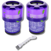 Set von 2 Hepa Filtern kompatibel mit V11 V12 V15 mit Reinigungsbürste