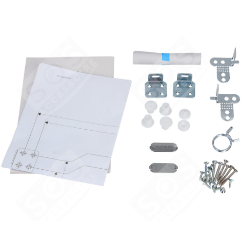 ORIGINAL BEFESTIGUNGSSET (SCHIENEN) TÜR GESCHIRRSPÜLER, SPÜLMASCHINE - 1784430296, C00919854