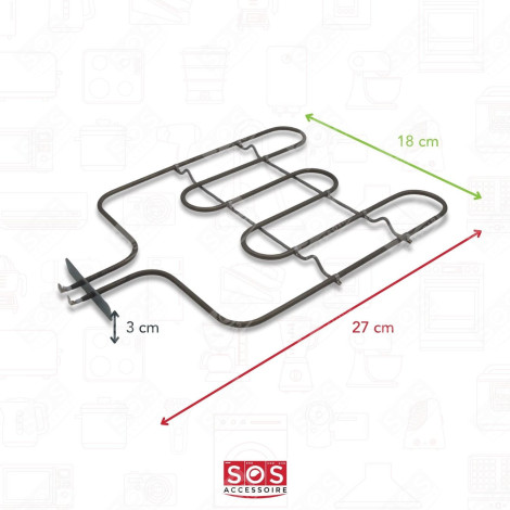 HEIZELEMENT UNTERHITZE 1530 W BACKOFEN, KÜCHENHERD - 44003315