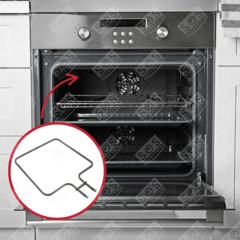 HEIZELEMENT UNTERHITZE 1000 W BACKOFEN, KÜCHENHERD - 8072470027