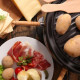 SATZ VON 3 HOLZSCHAUFELN FÜR PFÄNNCHEN, RACLETTE-SPACHTEL RACLETTE, TISCHGRILL, WOK - AS306003