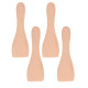 LOT DE 4 PELLES EN BOIS POUR POÊLON, SPATULES RACLETTE  RACLETTE, TISCHGRILL, WOK - AS306003