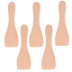 LOT DE 5 PELLES EN BOIS POUR POÊLON, SPATULES RACLETTE  RACLETTE, TISCHGRILL, WOK - AS306003