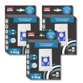 Set von 3 Boxen mit 4 S-BAG Typ Taschen