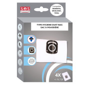 Box mit 4 Beuteln + 1 HYGIENE+ Filter