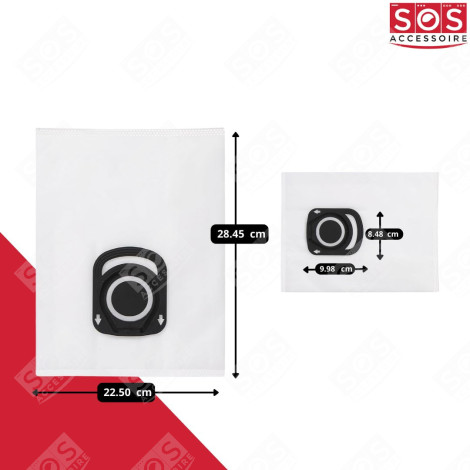 SATZ VON 3 BOXEN MIT 4 BEUTELN + 1 FILTER HYGIENE+ STAUBSAUGER - ZR200520