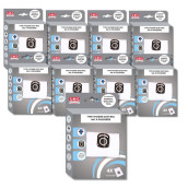 Satz mit 10 Boxen zu je 4 Beuteln + 1 Filter HYGIENE+