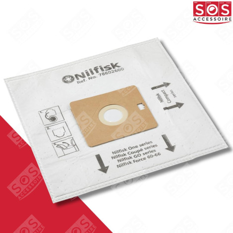 SATZ VON 4 BOXEN MIT 5 BEUTELN UND 1 VORFILTER COUPE/COMPACT/GO/FORCE STAUBSAUGER - 78602600, 22422400