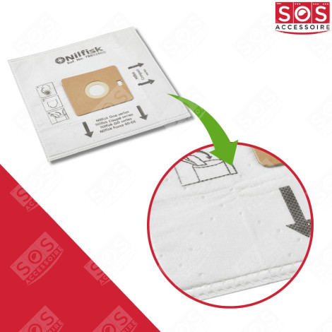 SATZ VON 4 BOXEN MIT 5 BEUTELN UND 1 VORFILTER COUPE/COMPACT/GO/FORCE STAUBSAUGER - 78602600, 22422400