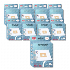 Set aus 9 Kartons mit 5 Beuteln und 1 Vorfilter COUPE/COMPACT/GO/FORCE