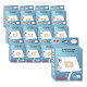 SET MIT 12 BOXEN À 5 BEUTELN MIT 1 VORFILTER COUPE/COMPACT/GO/FORCE STAUBSAUGER - 78602600, 22422400