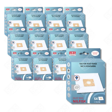 SET MIT 12 BOXEN À 5 BEUTELN MIT 1 VORFILTER COUPE/COMPACT/GO/FORCE STAUBSAUGER - 78602600, 22422400