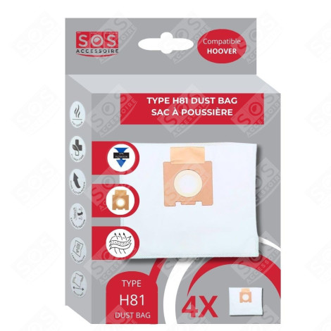 SCHACHTEL MIT 4 MIKROFASERSÄCKEN H81 STAUBSAUGER - 35601865