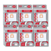 Satz von 6 Boxen mit 4 Mikrofasersäcken H81