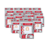 Satz von 12 Kartons mit 4 Mikrofasersäcken H81