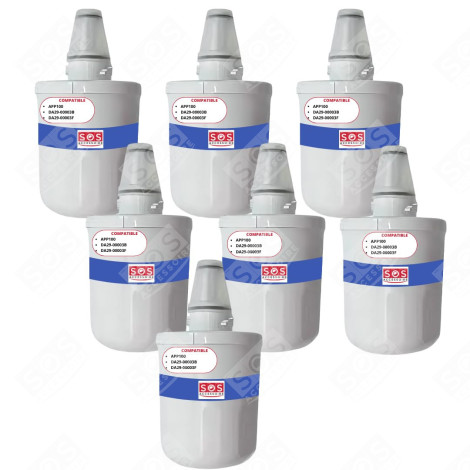 SATZ VON 7 WASSERFILTERN AQUAPURE / APP100 KÜHLSCHRANK, GEFRIERSCHRANK - 484000000513, DA29-00003G