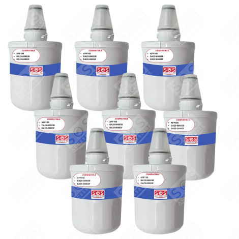 SET VON 8 AQUAPURE / APP100 WASSERFILTERN KÜHLSCHRANK, GEFRIERSCHRANK - 484000000513, DA29-00003G