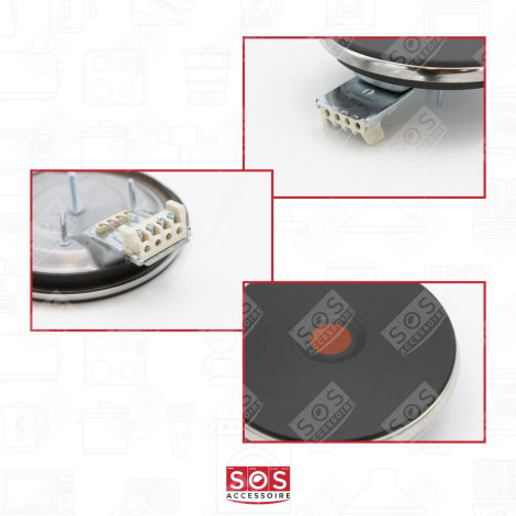 ELEKTRISCHE PLATTE 1500W KOCHPLATTEN, HERDPLATTEN, KOCHFELD - 93638013, C00525915