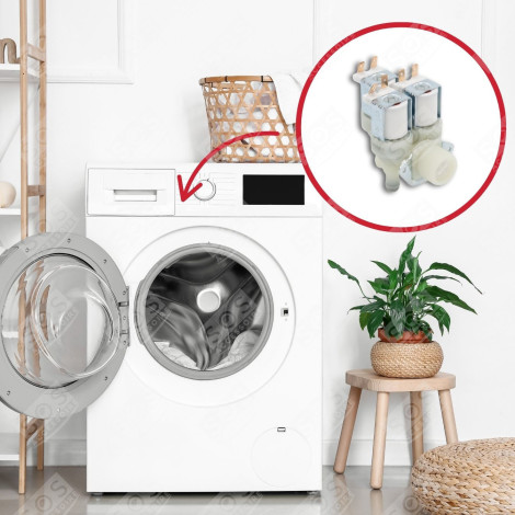 3 -WEGE -MAGNETVENTIL 90° KOMPATIBEL WASCHMASCHINE - 1881620, 1678013