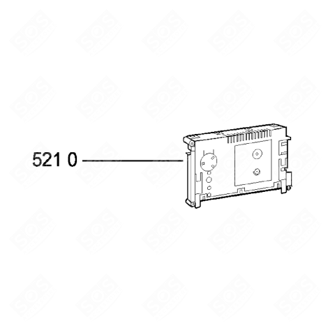 PLATINE GESCHIRRSPÜLER, SPÜLMASCHINE - 481221838266