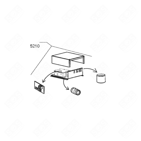 ELEKTRONISCHER DIMMER DUNSTABZUGSHAUBE - 482000095108