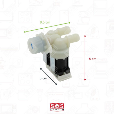 2-WEG-MAGNETVENTIL 90° WASCHMASCHINE - 480111100199