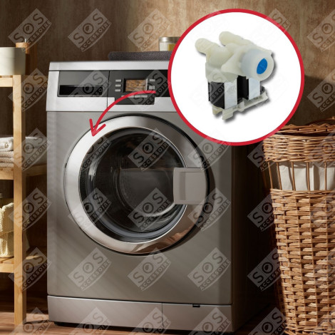2-WEG-MAGNETVENTIL 90° WASCHMASCHINE - 480111100199