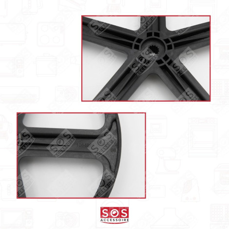 RIEMENSCHEIBE AUS PLASTIK WASCHMASCHINE - 1084895075, 1084891074