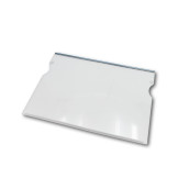 Glasplatte mit Zierleisten