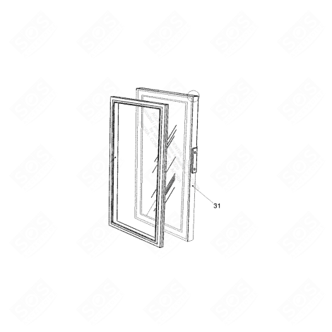 TÜR KÜHLSCHRANK, GEFRIERSCHRANK - 482000098011