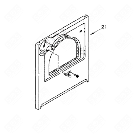 VORDERPANEL WASCHMASCHINE - 482000098065
