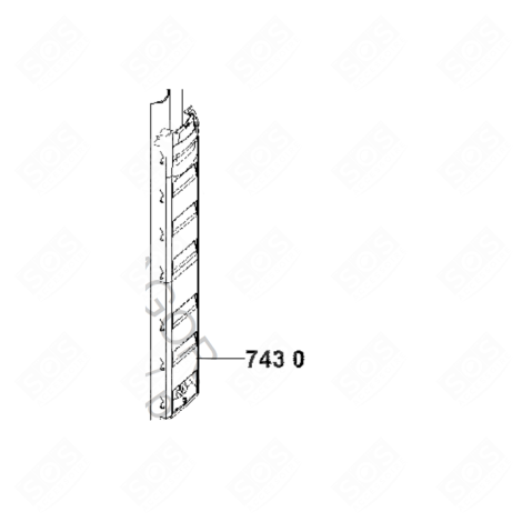 ABDECKUNG KÜHLSCHRANK, GEFRIERSCHRANK - 480132103293