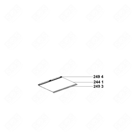 VOLLSTÄNDIGES REGAL (REFERENZ 2441) KÜHLSCHRANK, GEFRIERSCHRANK - 488000876795, C00876795