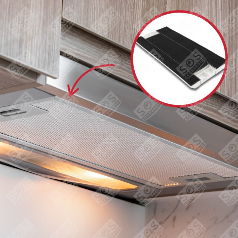 FILTRE CHARBON (À L'UNITÉ) 380 DUNSTABZUGSHAUBE - 00434229