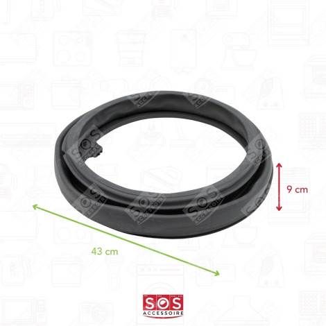 BULLAUGENDICHTUNG (TÜRMANSCHETTE) WASCHMASCHINE - 481010632436, W10632436