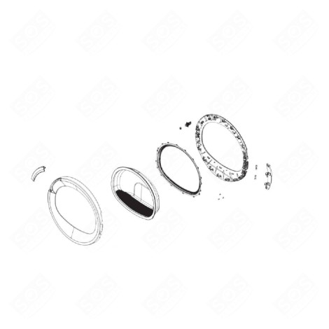 KOMPLETTES ORIGINAL-BULLAUGE WÄSCHETROCKNER - 2984780200