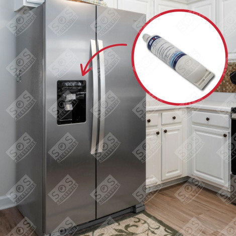 WASSERFILTER KOMPATIBEL MIT SBS002 KÜHLSCHRANK, GEFRIERSCHRANK - 481281729632