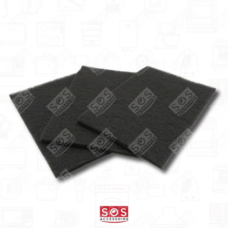 SET MIT 3 KOHLEFILTERN + BEFESTIGUNGEN AK550AE1 DUNSTABZUGSHAUBE - 71X0729, AS0062460